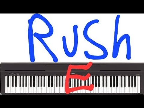 Rush E Keyboard Tutorial Youtube