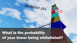 JToH Fun Facts - What is the probability of your tower being whitelisted?