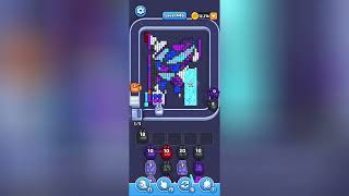 Pixel Flow Level 446 Solution Walkthrough