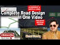 Complete Road Design in One Video from Start To End in Autodesk Civil 3D.