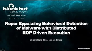 Rope: Bypassing Behavioral Detection of Malware with Distributed ROP-Driven Execution