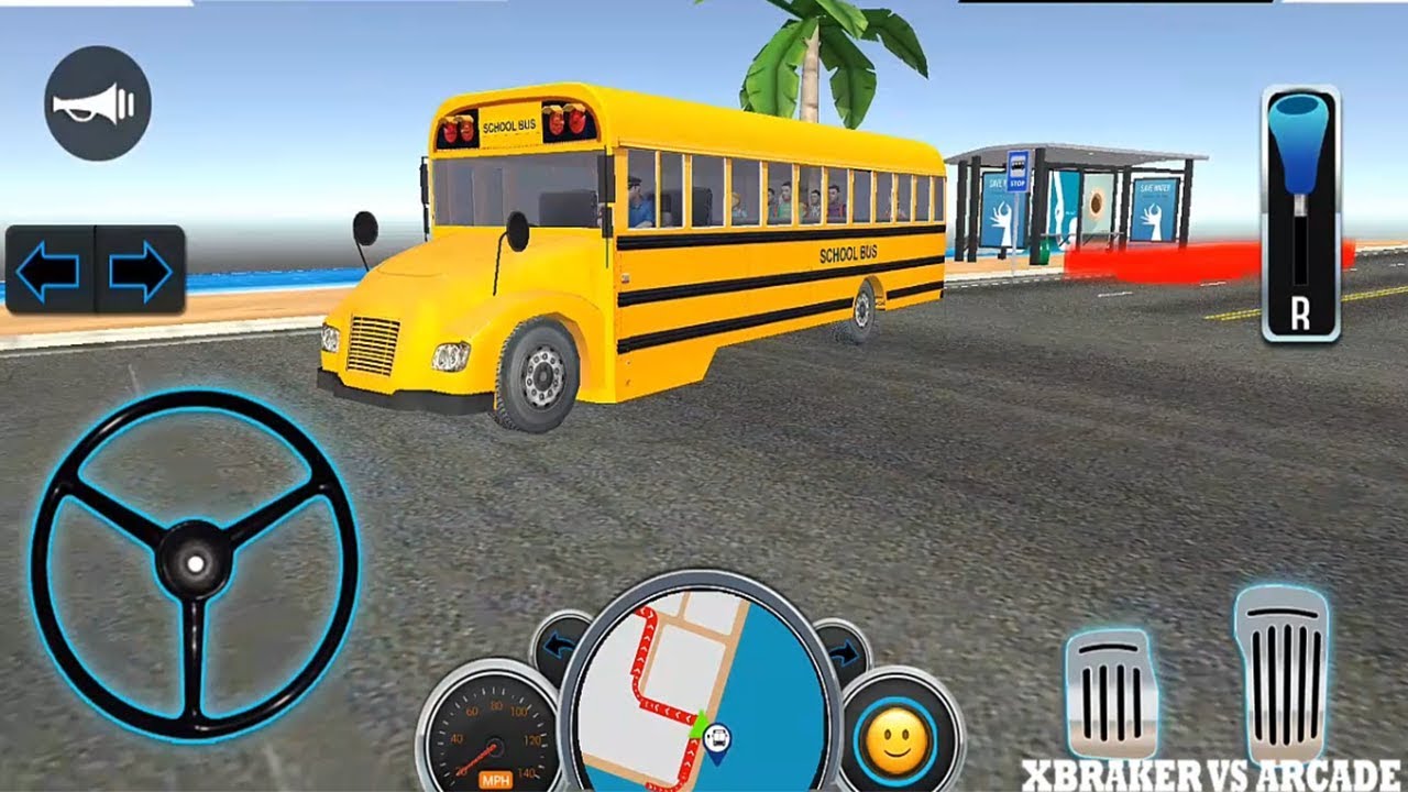 School Bus Driver Simulator | Bus Transporter Game - Android Game Play ...