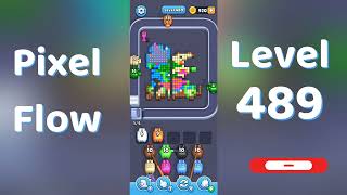 🎮 Pixel Flow Level 489 Walkthrough | Go Answer 🧩✨