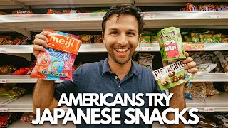 Americans Taste Test Popular Japanese Snacks (Americans Living in Japan)