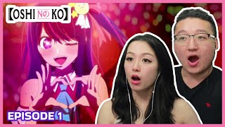 THIS WAS A ROLLER COASTER!! 😨 | Oshi no Ko Episode 1 Couples Reaction & Discussion