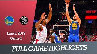 GS Warriors vs Toronto Raptors - Game 2 |  Game Highlights | June 2, 2019 | NBA