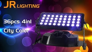 LED Wall Washer Outdoor, 36X8W, Quadcolor RGBW 4in1