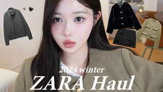 ZARA Haul🛒❄️久しぶりに店舗行って買ってきた！冬のZARA購入品がかわいすぎる！🛍️😭