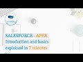 Salesforce - Apex - Introduction and basics explained in 7 minutes | Class, Trigger, Interface
