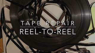 Reel-to-reel Tape Tangle Repair.