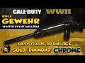 COD WW2 - WINTER SIEGE WEAPON (GEWEHR) Rifle #3  (Gold/Diamond/Chrome Camo's) How To Unlock Guide