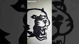 Black panther 🐈‍⬛ || drawing short || sahi galat || easy drawing || #trending #viral #blackpanther