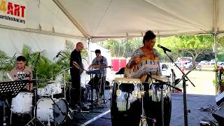 Ginai with Black Pearl, July 15, 2018, Haleiwa Arts Festival