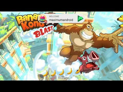 Banana Kong Blast – Jugabilidad para Android (por FDG Entertainment GmbH)