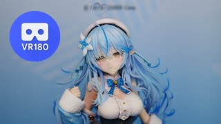 【VR180 3D】MaxFactory ホロライブプロダクション 雪花ラミィフィギュアサンプル展示立体視