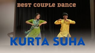 Kurta Suha Couple Dance | JNU Stage Performance | Angrez | Amrinder Gill | Punjabi Song | Bhangra