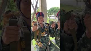 การกระโดดหอสูง#army #military #skydiving #ทดสอบกำลังใจ #shorts #shortsviral #สนุก #สนุกสนาน