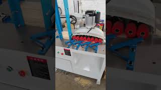 Automatic machine for wood product - Brief function: Wood board groove sawing