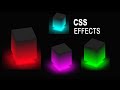 CSS 3D Glowing Cube Animation Effects | Source Code | Ambient light effects css