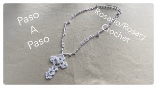 Rosario/Rosary en Crochet Paso a Paso para principiantes ENG SUB