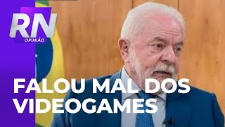 Lula fala que videogames deixam crianças violentas