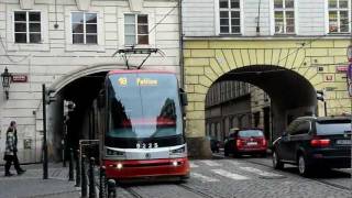 Mini footage - Skoda 15T tram near the Charles Bridge (Prague, Czech Republic)