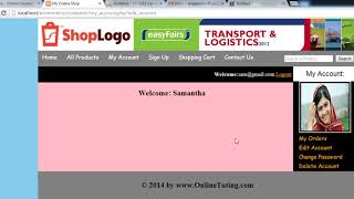 E Commerce Website in PHP & MySQL Part 40 Customer Editing Account
