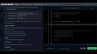 [ HackerRank ] Recursive Digit Sum | Java | char caculation