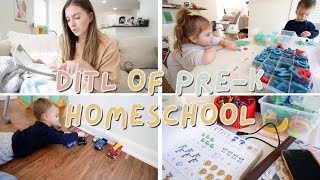 HOMESCHOOL DAY IN THE LIFE 💕🙃✏️ | PRESCHOOL AT HOME | KAYLA BUELL