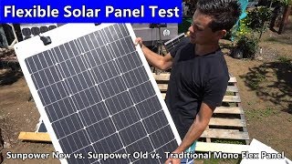 Flexible Solar Panel Output Test: Sunpower Cells After A Year vs. Traditional Mono Flex Panel