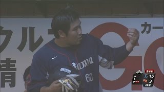 【プロ野球パ】15点目はおかわり弾！中村、完璧35号ソロHR 2015/08/31 E-L