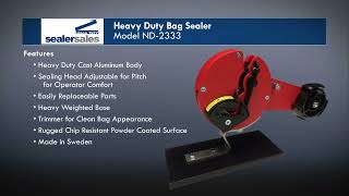 Sealer Sales ND-2333 Bag Tape Sealer