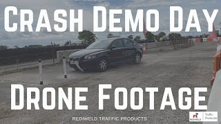 Crash Demonstration 2022 Drone Footage | Rediweld Traffic