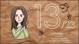 СКРАПВЛОГ 13/23/Скрапбукинг/Покупочный влог/БлагоЛис/То о чем давно мечтала/Мое мнение