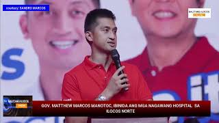 Panoorin ang speech ni Gov Matthew Marcos Manotoc sa proclamation rally sa Ilocos Norte