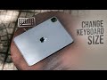 How to Change iPad Keyboard Size (tutorial)