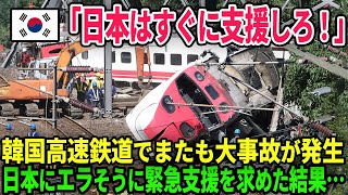 【海外の反応】「日本がすぐに支援しろ」開業32年で8回目の大事故が発生！時速300kmで脱線し、自称「世界一の技術」というプライドが崩壊した結果...