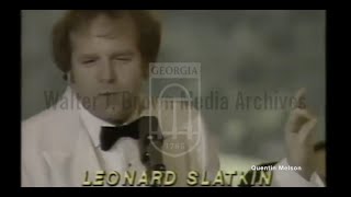 Leonard Slatkin at the White House (July 9, 1981)