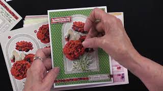 Precious Poppies Decoupage Book by Hunkydory Crafts