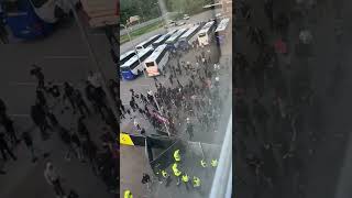 FC Utrecht vs politie vitesse arnhem   hooligans Arnhem  rijnfront voetbal  utras Arnhem  antie nek