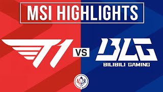 T1 vs BLG Highlights ALL GAMES | MSI 2024 Upper Bracket R2 | T1 vs Bilibili Gami