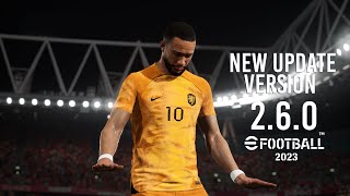 Efootball 2023 - Netherlands vs. Croatia New Update Version 2.6.0 | PC