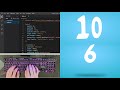 ASMR Programming - Rotating Number Countdown Animation using Html CSS - No Talking