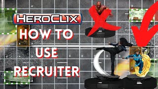 Heroclix How To Use Recruiter Traits