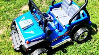 Hot Wheels Power Wheels Jeep Review!