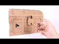 How to make Treasure Chest with a Lock - Cardboard DIY How to make Treasure Chest with a Lock - Cardboard DIY