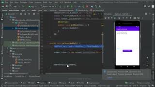 How to pass data between activities in Android Studio