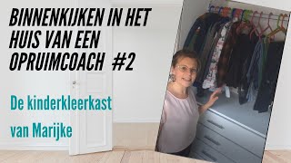 HOE ORGANISEER JE EEN KLEERKAST? De kinderkleerkast van Marijke