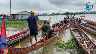 សកម្មភាពទូក ង ឈ្មោះ ព្រះទីនាំងឬទ្ធីក្លាហាន ហ្វឹកហាត់សមជើងច្រវ៉ា និងស្វែងល្បឿន នៅក្រុងតាខ្មៅ