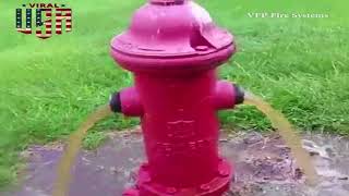Flushing A Fire Hydrant Before Gauge [Fine Art And America Technology]